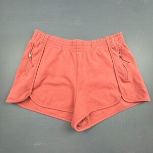 Old Navy Active Shorts Women's Size XL Dynamic Fleece High Rise Pink Zip Pockets